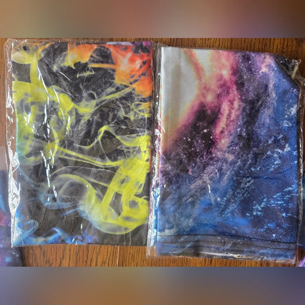 NEW 18 Gaiter Galaxy Print Face Coverings